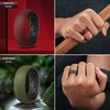 image:imageEgnaro Mens Silicone Wedding Rings 17 Multipack of Flexible Rubber BandsSETA2 Black  WhiteBlack  GoldBlack  Grey CamoBlack  MaroonBlack  GreyOrange  Olive GreenBlack