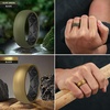 image:imageEgnaro Mens Silicone Wedding Rings 17 Multipack of Flexible Rubber BandsSETB3 Black  Dark SilverBlack  Black Gray CamoBlack  Olive GreenBlack  BronzeBlack