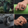 image:imageEgnaro Mens Silicone Wedding Rings 17 Multipack of Flexible Rubber BandsSETB4 BlackGrey  Dark BlueBlack  BlackBlack Gray Camo  Pine GreenBlack  BlackMaroon