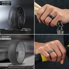 image:imageEgnaro Mens Silicone Wedding Rings 17 Multipack of Flexible Rubber BandsSETC8 SilverBlack  BlackGrey  Gray CamoBlack  Black GrayLight Gray