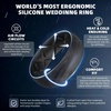 image:imageEgnaro Mens Silicone Wedding Rings 17 Multipack of Flexible Rubber BandsSETF2 Gray CamoBlack