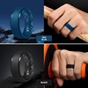 image:imageEgnaro Mens Silicone Wedding Rings 85mm Wide 2mm Thick 1 to 7 MultipackSETC3Black  Pine Green  Sea Blue  Chestnut Red  Black Gray