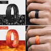 image:imageEgnaro Mens Silicone Wedding Rings 85mm Wide 2mm Thick 1 to 7 MultipackSETEBlack Black Gray Metallic Silver Fire Camo