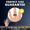 image:imageEgnaro Mens Silicone Wedding Rings 85mm Wide 2mm Thick 1 to 7 MultipackSETNMetallic Silver