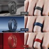 image:imageEgnaro Mens Silicone Wedding Rings 85mm Wide 2mm Thick 1 to 7 MultipackT15Black  Black Gray  Light Gray  Red  Dark Blue  Twilight Blue  Olive Green