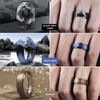 image:imageEgnaro Mens Silicone Wedding Rings 85mm Wide 2mm Thick 1 to 7 MultipackT18olive Green  Dark Blue  Black  Metallic Platinum  Black Gray Camo  Navy Camo  Bronze