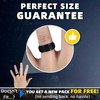 image:imageEgnaro Mens Silicone Wedding Rings 85mm Wide 2mm Thick 1 to 7 MultipackT8Metallic Blue  Metallic Platinum  Metallic Silver  Black