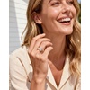 image:imageEgnaro Silicone Anniversary Ring with Stone Cushion Cut Cubic ZirconiaSETANude  Rose Gold