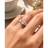 image:imageEgnaro Silicone Promise Ring with Stone Oval Cut Cubic Zirconia For HerSETANude  Rose Gold