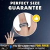 image:imageEgnaro Silicone Ring for Him with 2 Layers Multicolor Rubber Wedding Bands with Air Flow Grooves1467 Variety MultipackSETA3 Black  Black Gray  BlackLight Blue  BlackYellow Green