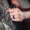 image:imageEgnaro Silicone Ring for Him with 2 Layers Multicolor Rubber Wedding Bands with Air Flow Grooves1467 Variety MultipackSETC2 Metallic BurgundyBlack  Metallic PurpleBlack  Metallic Royal BlueBlack