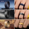 image:imageEgnaro Silicone Rings For Him 9mm Wide Flexible Work Rubber Wedding BandsSETC7Black  Black Gray  Light Gray  Silver  Dark Blue  Sand Camo  Black Camo