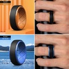 image:imageEgnaro Silicone Rings For Men Rubber Wedding Bands For Him 105mm Wide 28mm Thick Breathable Design Step EdgeSETA6BlackOrange  BlackSky Blue  BlackRed  Black Gray  Black