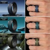 image:imageEgnaro Silicone Rings For Men Rubber Wedding Bands For Him 105mm Wide 28mm Thick Breathable Design Step EdgeSETB1BlackLight Gray  Dark SilverLight Gray  Dark GrayBlack  Navy BlueBlack  Dark BlueBlack  Olive GreenBlack