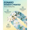 image:imageEgnaro Silicone Statement Ring Women Floral Patterned Rubber Wedding BandAApple Blossoms