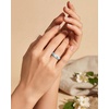 image:imageEgnaro Silicone Statement Ring Women Floral Patterned Rubber Wedding BandAApple Blossoms