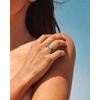 image:imageEgnaro Silicone Statement Ring Women Floral Patterned Rubber Wedding BandBMidnight Peony