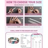 image:imageEgnaro Silicone Statement Ring Women Floral Patterned Rubber Wedding BandCOmbre Blush Daisy