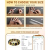 image:imageEgnaro Silicone Statement Ring Women Floral Patterned Rubber Wedding BandDSunflower