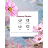 image:imageEgnaro Silicone Statement Ring Women Floral Patterned Rubber Wedding BandEPastel Cosmos