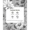 image:imageEgnaro Silicone Statement Ring Women Floral Patterned Rubber Wedding BandFBotanical Ink Blooms
