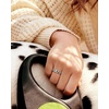 image:imageEgnaro Silicone Statement Ring Women Floral Patterned Rubber Wedding BandKInky Paws