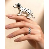 image:imageEgnaro Silicone Statement Ring Women Floral Patterned Rubber Wedding BandKInky Paws