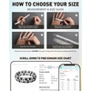 image:imageEgnaro Silicone Statement Ring Women Floral Patterned Rubber Wedding BandKInky Paws