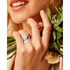 image:imageEgnaro Silicone Statement Ring Women Floral Patterned Rubber Wedding BandNVivid Blooms