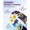 image:imageEgnaro Silicone Statement Ring Women Floral Patterned Rubber Wedding BandODaisy