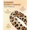 image:imageEgnaro Silicone Statement Ring Women Floral Patterned Rubber Wedding BandPLeopard and Skull