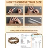 image:imageEgnaro Silicone Statement Ring Women Floral Patterned Rubber Wedding BandPLeopard and Skull