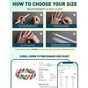 image:imageEgnaro Silicone Statement Ring Women Floral Patterned Rubber Wedding BandZ6Colorful Feather