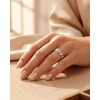 image:imageEgnaro Silicone Statement Ring Women Floral Patterned Rubber Wedding BandZ6Colorful Feather