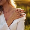 image:imageEgnaro Thin Silicone Anniversary Rings Stackable Rubber Engagement RingSETFCrimson Light Brown Blue Jewel Black