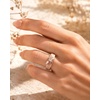 image:imageEgnaro Women Silicone Ring with Copper Alloy Butterfly Flexible Rubber BandPACK A Nude  Metal Butterfly  Rose Gold