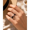 image:imageEgnaro Women Silicone Ring with Copper Alloy Butterfly Flexible Rubber BandPACK B Black  Metal Butterfly  Rose Gold
