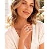 image:imageEgnaro Women Silicone Ring with Copper Alloy Butterfly Flexible Rubber BandPACK C White  Metal Butterfly  Silver