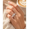 image:imageEgnaro Women Silicone Ring with Copper Alloy Butterfly Flexible Rubber BandPACK C White  Metal Butterfly  Silver