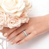 image:imageEgnaro Womens Silicone Stackable Rings 32mm Thin Rubber Wedding BandSETA2Faint Red  Pastel Blue  White pink  White