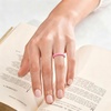 image:imageEgnaro Womens Silicone Stackable Rings 32mm Thin Rubber Wedding BandSETA2Faint Red  Pastel Blue  White pink  White