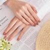 image:imageEgnaro Womens Silicone Stackable Rings 32mm Thin Rubber Wedding BandSETA3Light Green  Arctic Ice  Beige  Sand Pink  White