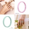 image:imageEgnaro Womens Silicone Stackable Rings 32mm Thin Rubber Wedding BandSETA4Pearl White  Champagne Gold  Pink Camo  Teal  Light Blue  Light Purple  Black  White