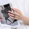 image:imageEgnaro Womens Silicone Stackable Rings 32mm Thin Rubber Wedding BandSETA5Black  Classic Blue  Sea Blue  White  Caramel