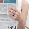 image:imageEgnaro Womens Silicone Stackable Rings 32mm Thin Rubber Wedding BandSETB2Crimson  Light Pink  Blue Jewel  Dark Brown