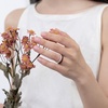 image:imageEgnaro Womens Silicone Stackable Rings 32mm Thin Rubber Wedding BandSETB2Crimson  Light Pink  Blue Jewel  Dark Brown