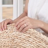 image:imageEgnaro Womens Silicone Stackable Rings 32mm Thin Rubber Wedding BandSETR1Pale Pink  Nude  Green Blue  Metallic Pearl White