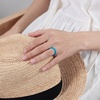 image:imageEgnaro Womens Silicone Stackable Rings 32mm Thin Rubber Wedding BandSETR1Pale Pink  Nude  Green Blue  Metallic Pearl White