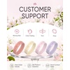 image:imageEgnaro Womens Silicone Wedding Ring Etched Rubber Band6mm Wide 2mm ThickPack A10Apple BlossomsCoral Red  Nude  Whitepink  Light Purple