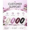 image:imageEgnaro Womens Silicone Wedding Ring Etched Rubber Band6mm Wide 2mm ThickPack A2FloraVineNude  Pinkpurple  Maroon  Black